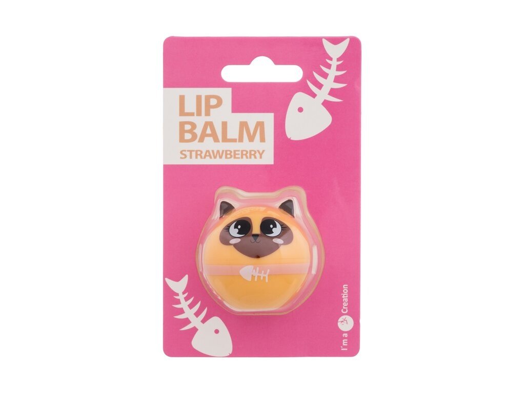 2K - Cute Animals Lip Balm Strawberry - For Women, 6 g