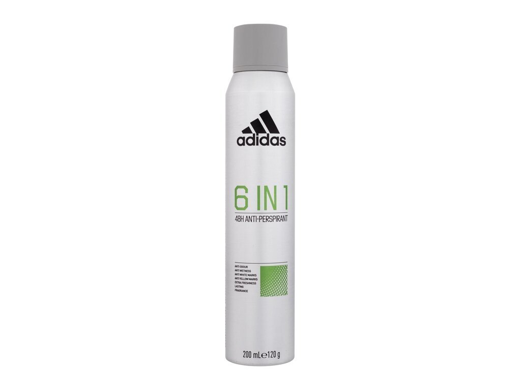 Adidas - 6 In 1 48H Anti-Perspirant - For Men, 200 ml