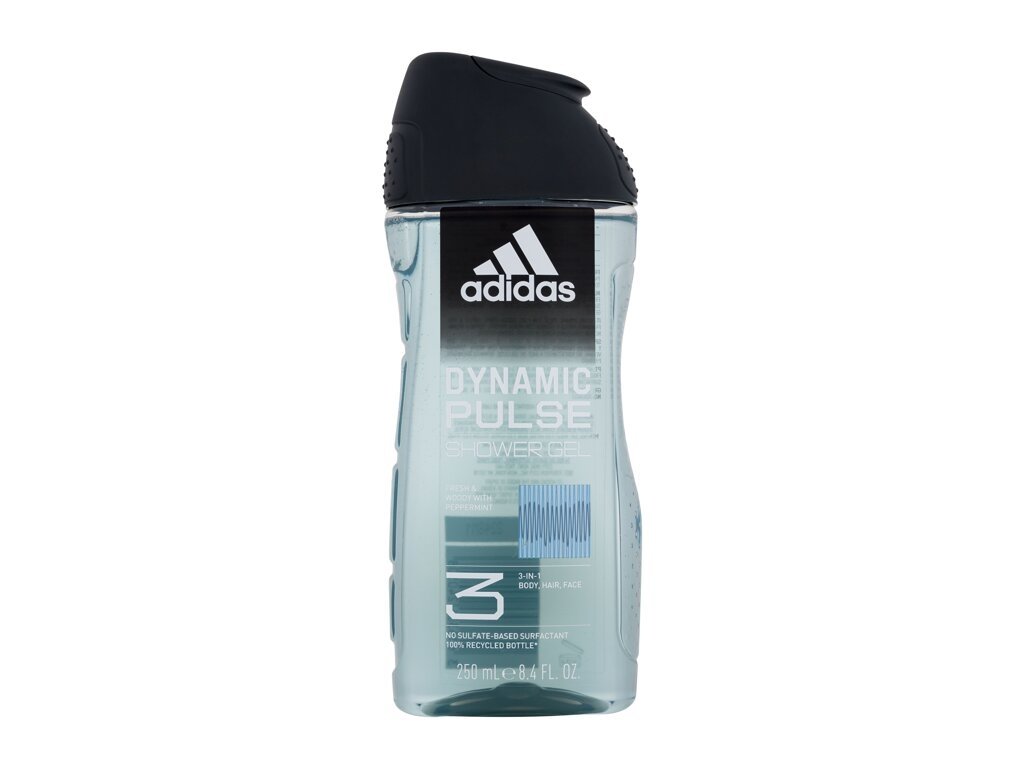 Adidas - Dynamic Pulse Shower Gel 3-In-1 - For Men, 250 ml