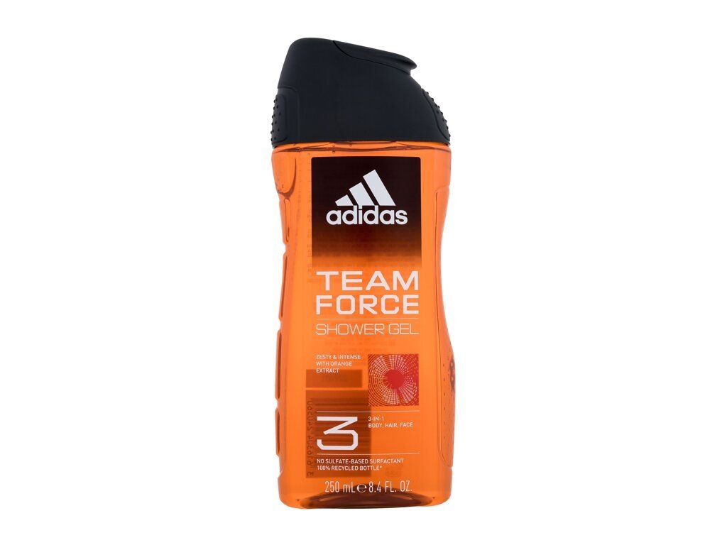 Adidas - Team Force Shower Gel 3-In-1 - For Men, 250 ml