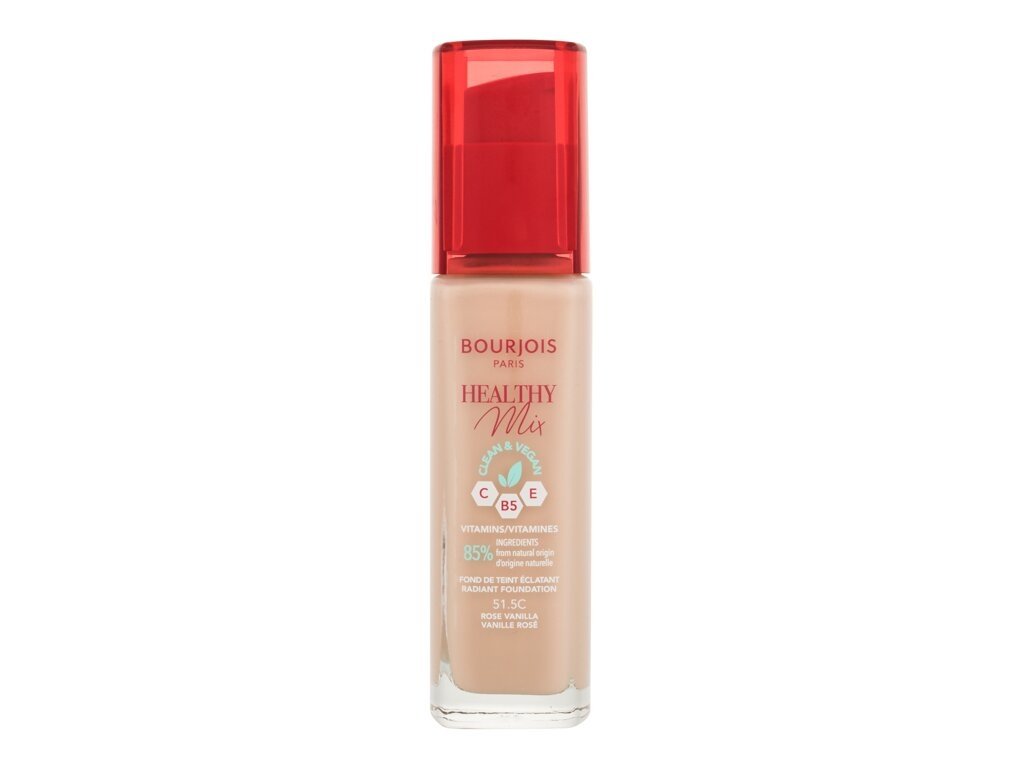 Bourjois Paris - Healthy Mix Clean & Vegan Radiant Foundation 51,5C Rose Vanilla - For Women, 30 ml