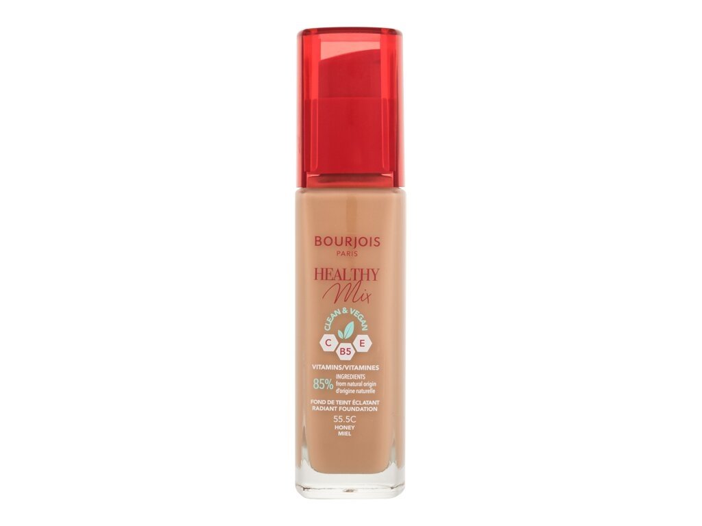 Bourjois Paris - Healthy Mix Clean & Vegan Radiant Foundation 55,5C Honey - For Women, 30 ml