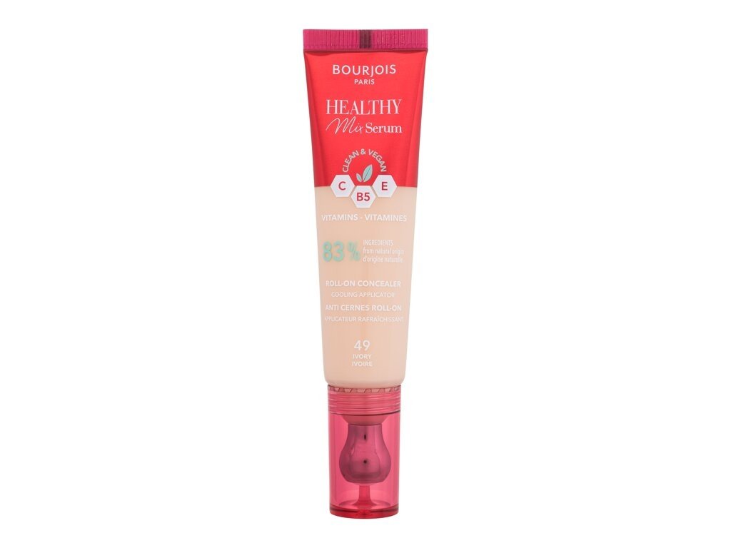 Bourjois Paris - Healthy Mix Serum Clean & Vegan Roll-on Concealer 49 Ivory - For Women, 13 ml