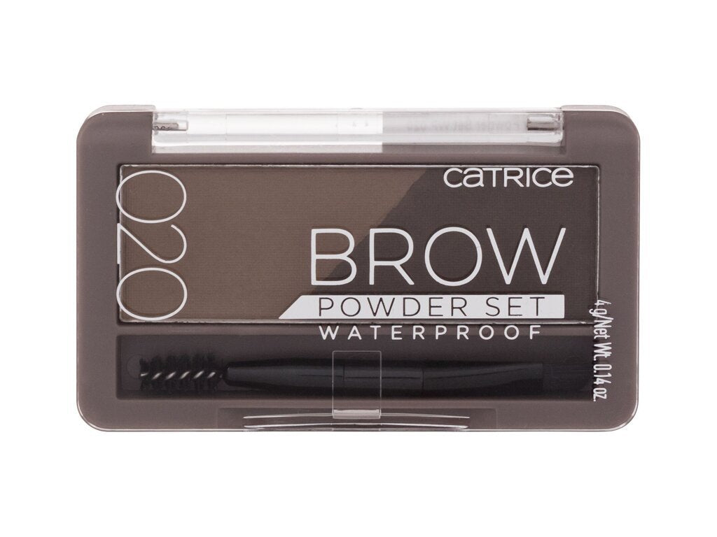 Catrice - Brow Powder Set 020 Ash Brown Waterproof - For Women, 4 g