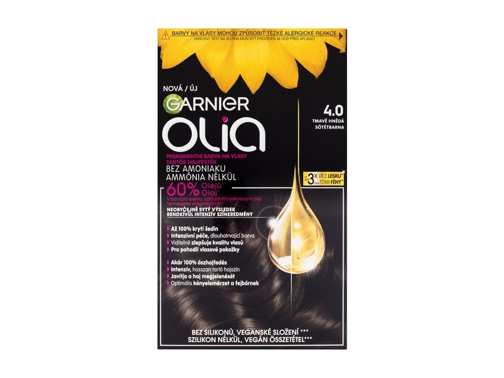 Garnier - Olia 4,0 Dark Brown - For Women, 60 g