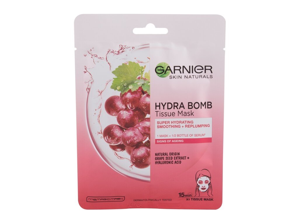 Garnier - Skin Naturals Hydra Bomb Natural Origin Grape Seed Extract - For Women, 1 pc