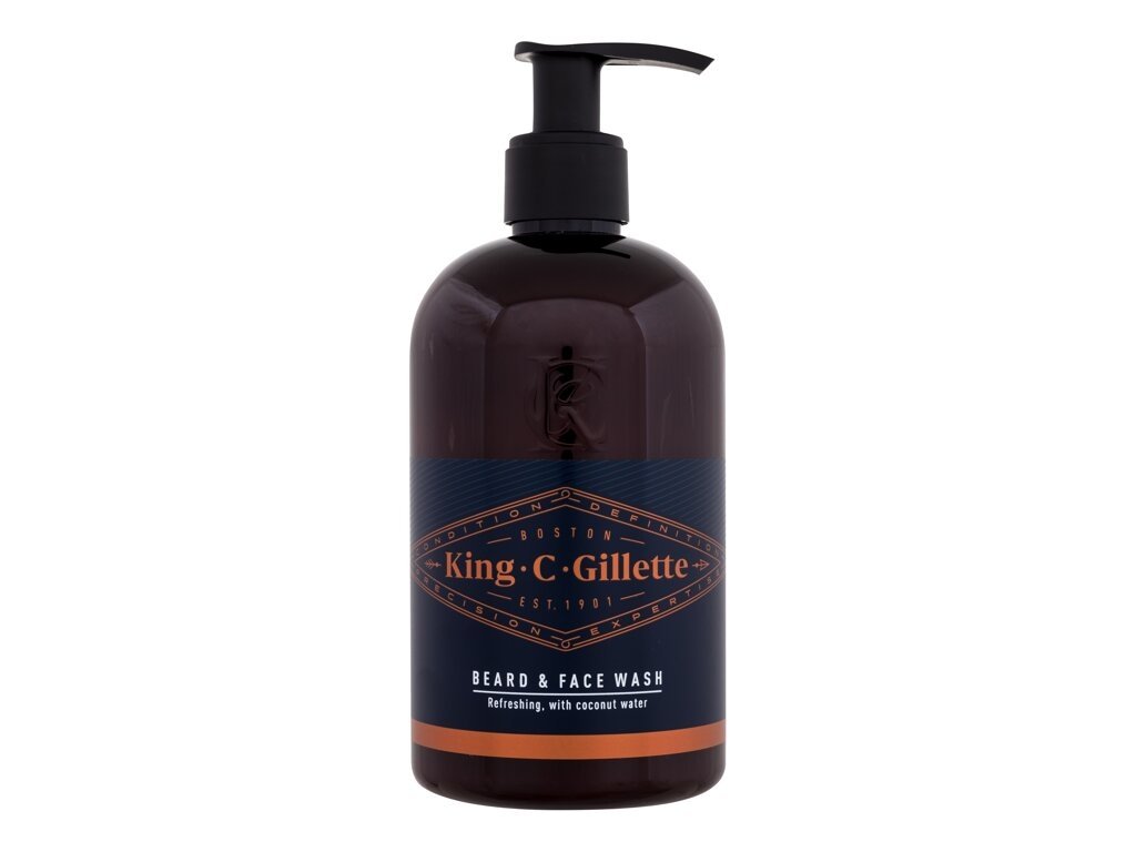 Gillette - King C. Beard & Face Wash - For Men, 350 ml