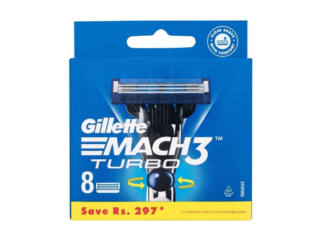 Gillette - Mach3 Turbo - For Men, 8 pc