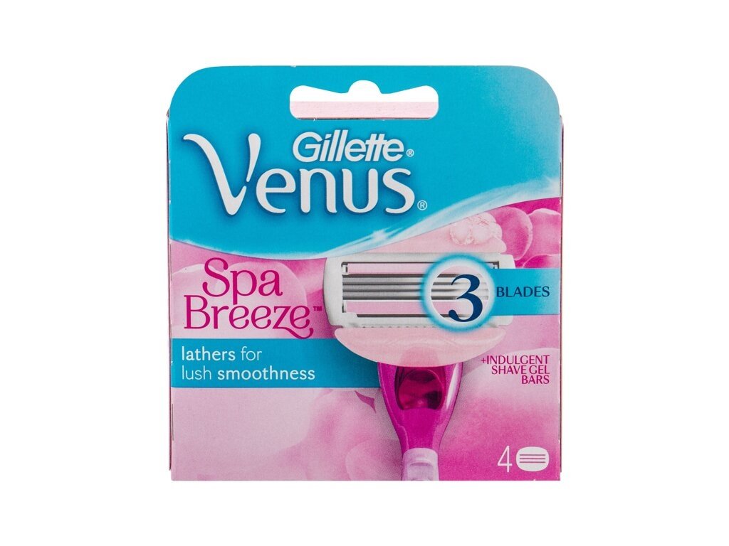 Gillette - Venus ComfortGlide Spa Breeze - For Women, 4 pc