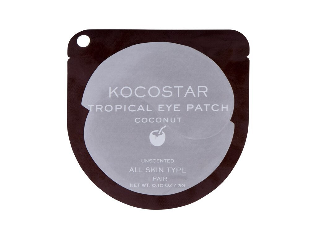 Kocostar - Eye Mask Tropical Eye Patch Coconut - For Women, 3 g