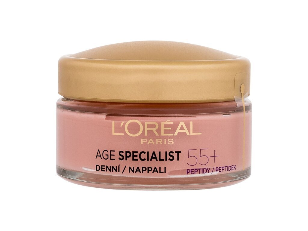 L'Oréal Paris - Age Specialist 55+ Anti-Wrinkle Brightening Care - For Women, 50 ml