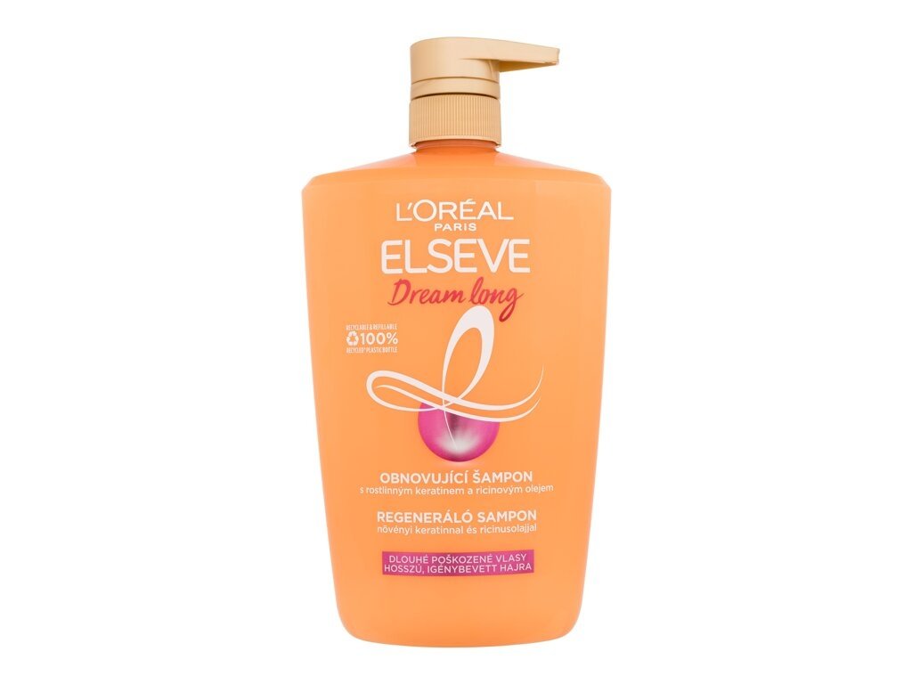 L'Oréal Paris - Elseve Dream Long Restoring Shampoo - For Women, 1000 ml