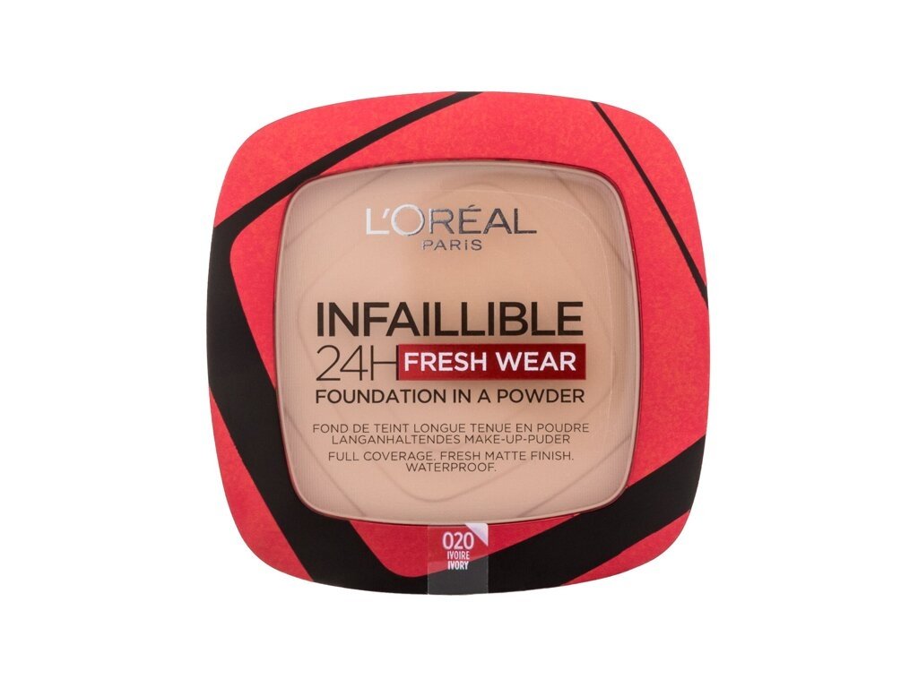 L'Oréal Paris - Infaillible 24H Fresh Wear Foundation In A Powder 020 Ivory - For Women, 9 g