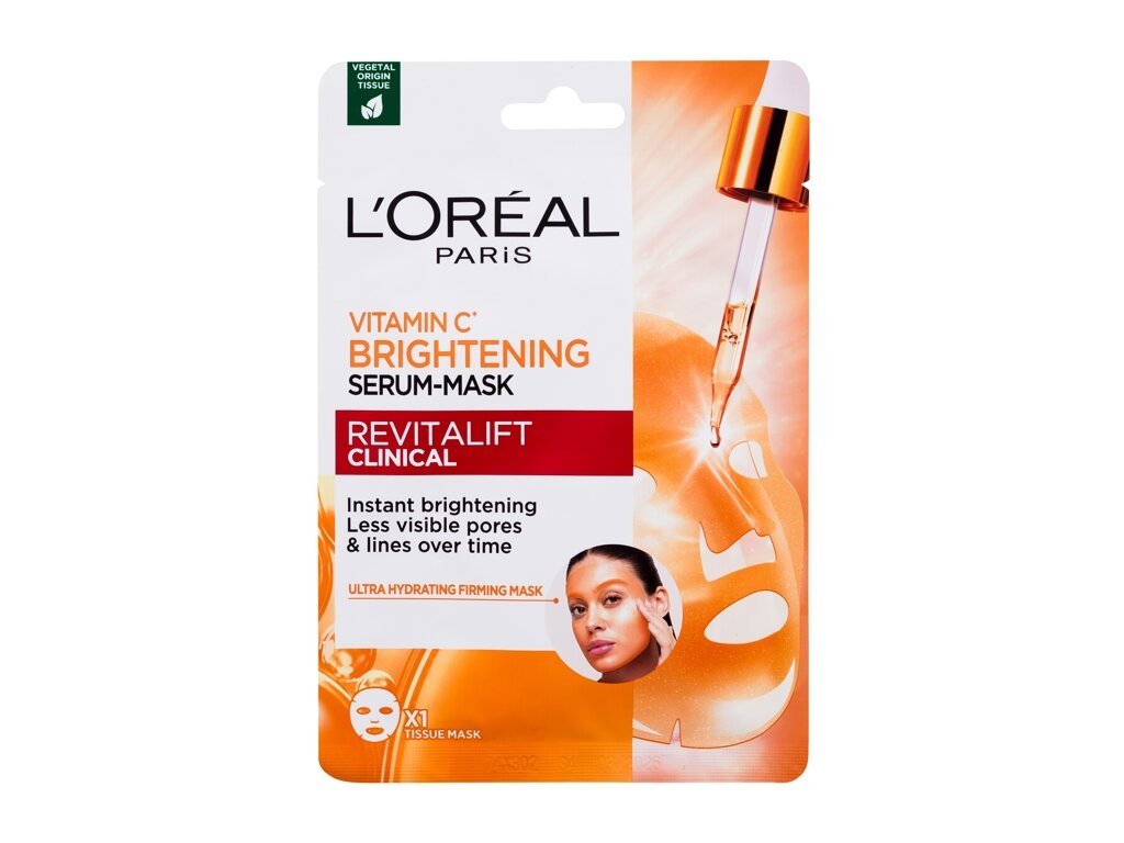 L'Oréal Paris - Revitalift Clinical Vitamin C Brightening Serum-Mask - For Women, 26 g