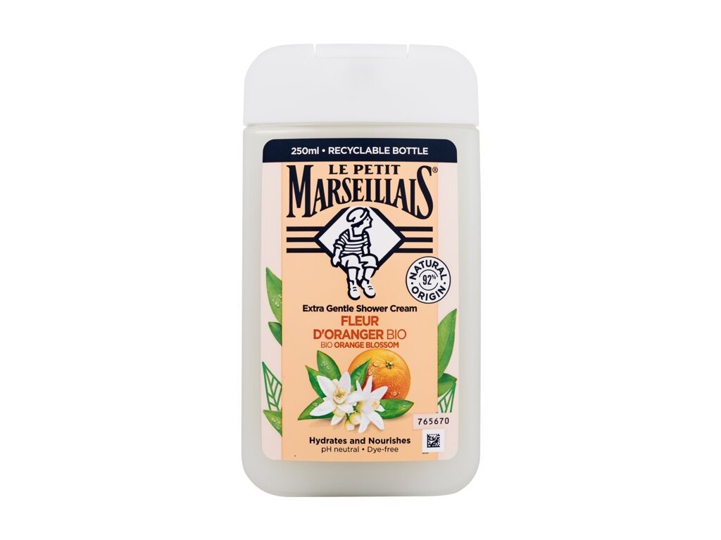 Le Petit Marseillais - Extra Gentle Shower Cream Organic Orange Blossom - Unisex, 250 ml