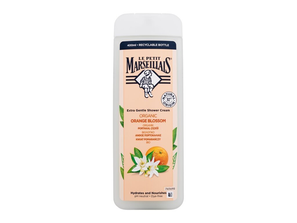 Le Petit Marseillais - Extra Gentle Shower Cream Organic Orange Blossom - Unisex, 400 ml