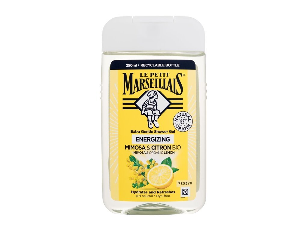 Le Petit Marseillais - Extra Gentle Shower Gel Mimosa & Bio Lemon - Unisex, 250 ml