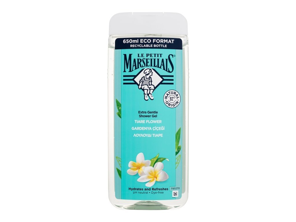 Le Petit Marseillais - Extra Gentle Shower Gel Tiaré Flower - Unisex, 650 ml