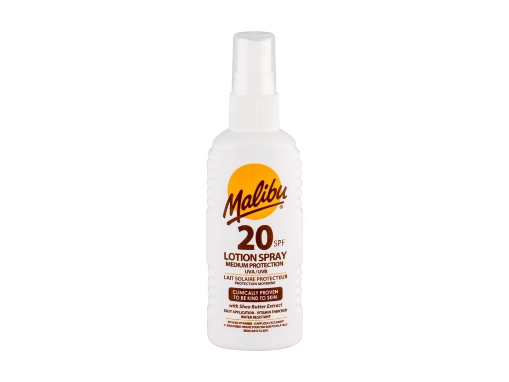 Malibu - Lotion Spray SPF20 - Unisex, 100 ml