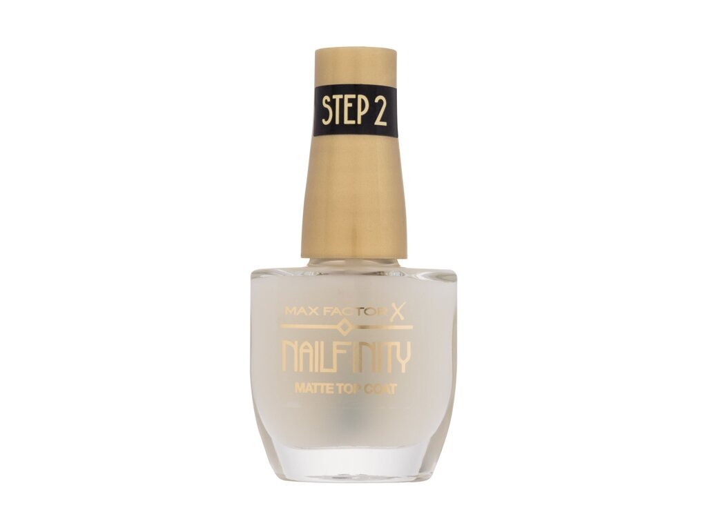 Max Factor - Nailfinity Matte Top Coat 101 Velvet Curtain - For Women, 12 ml