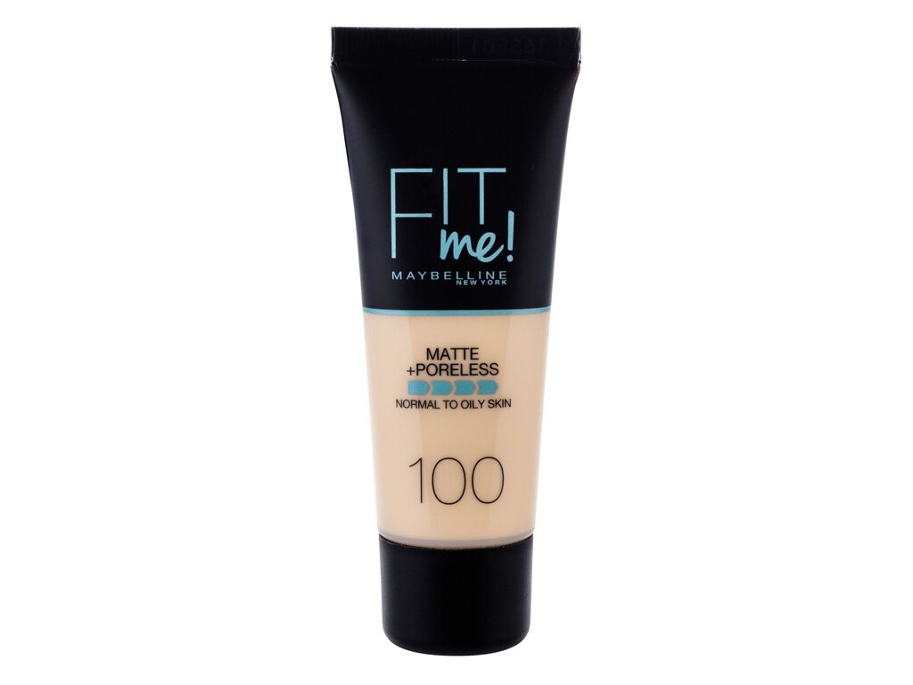 Maybelline - Fit Me! Matte + Poreless 100 Warm Ivory - For Women, 30 ml