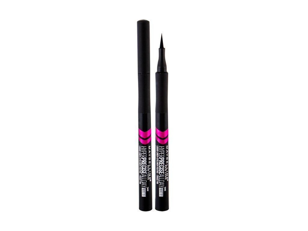 Maybelline - Hyper Precise All Day Black Matte - For Women, 1 ml