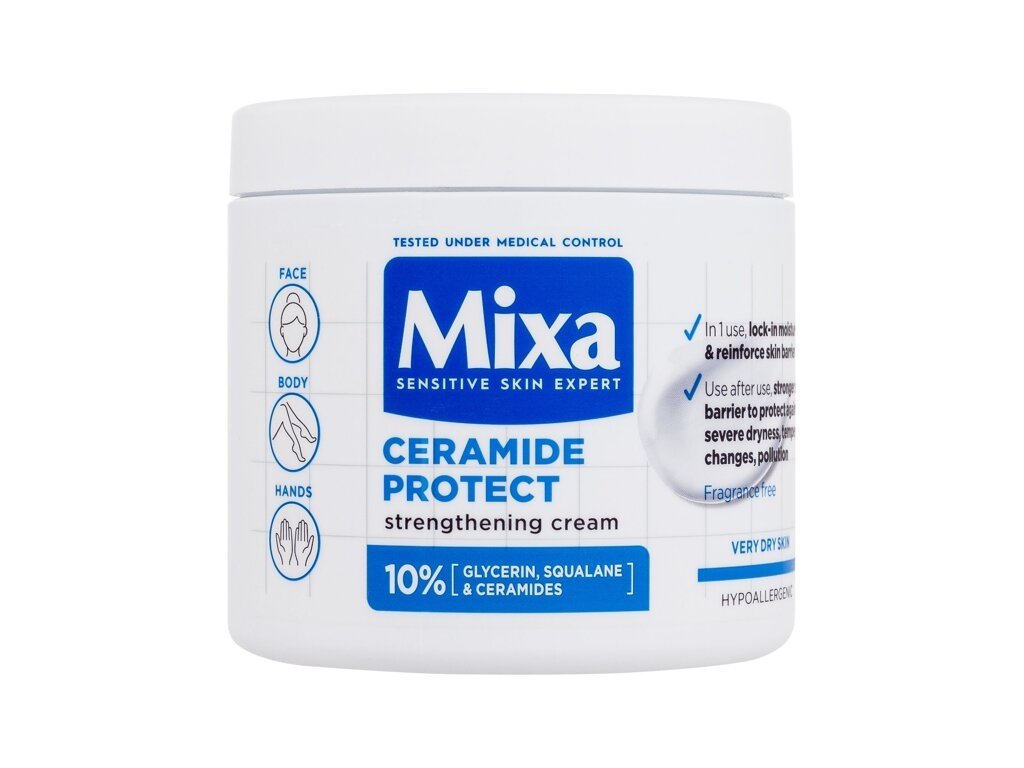 Mixa - Ceramide Protect Strengthening Cream - For Women, 400 ml