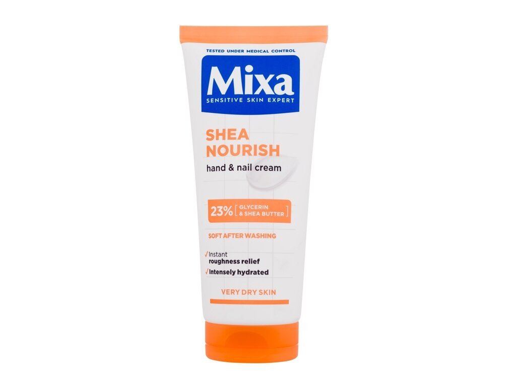 Mixa - Shea Nourish Hand & Nail Cream - Unisex, 100 ml