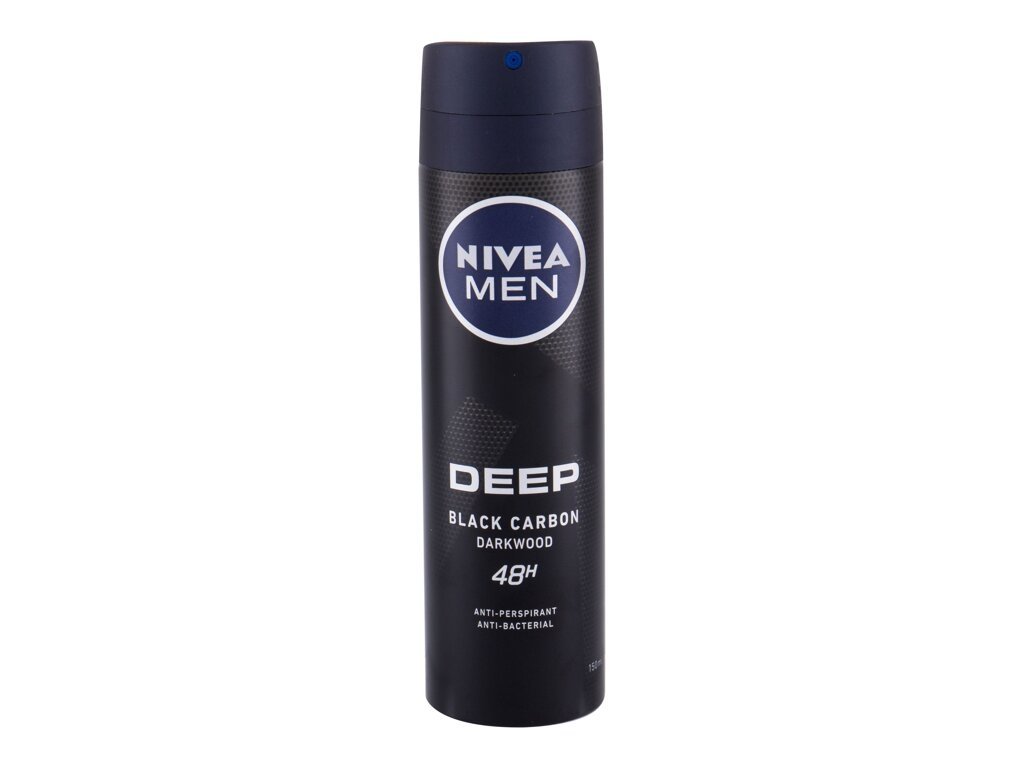 Nivea - Men Deep Black Carbon 48H - For Men, 150 ml