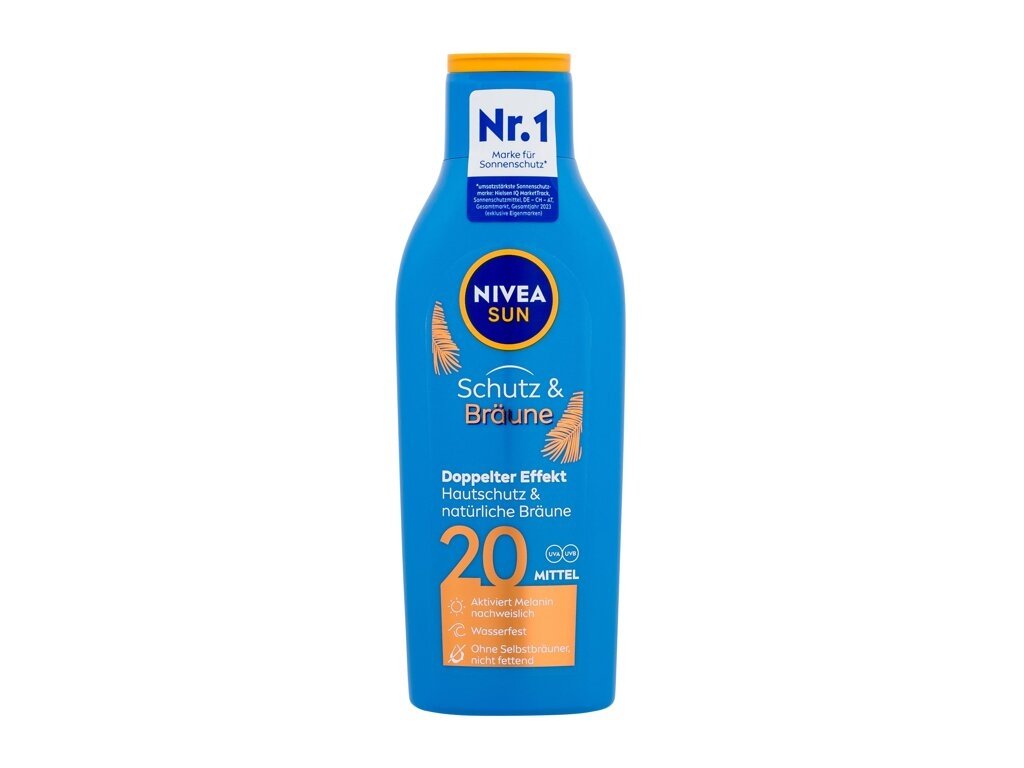 Nivea - Sun Protect & Bronze Sun Lotion SPF20 - Unisex, 200 ml