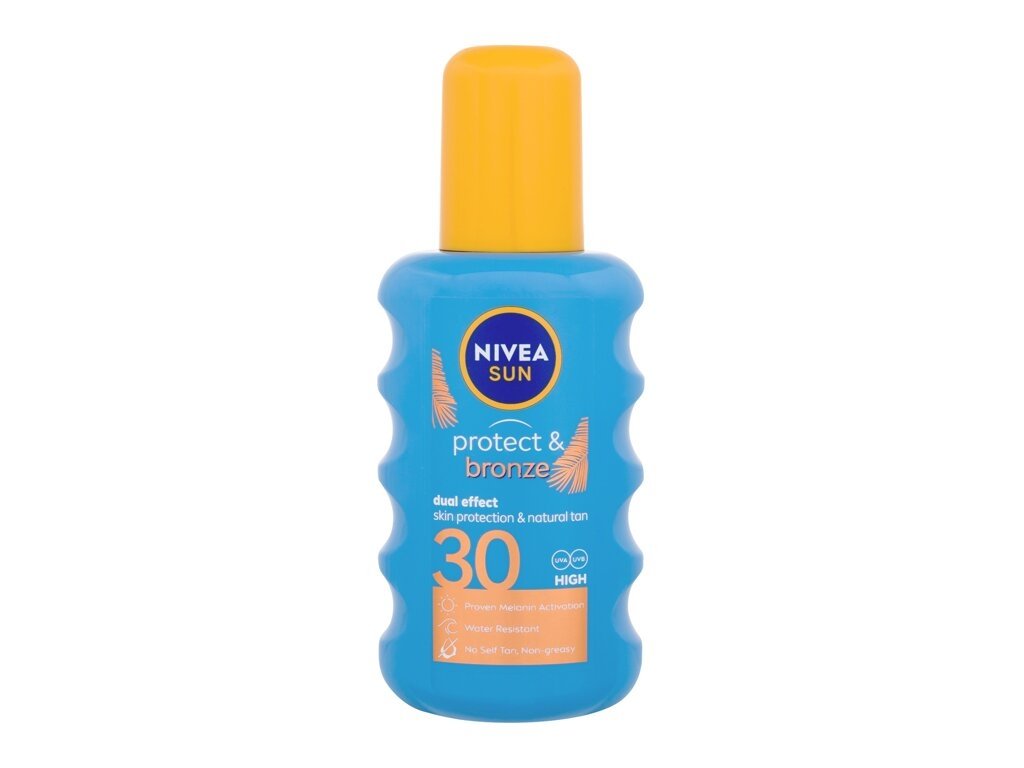 Nivea - Sun Protect & Bronze Sun Spray SPF30 - Unisex, 200 ml