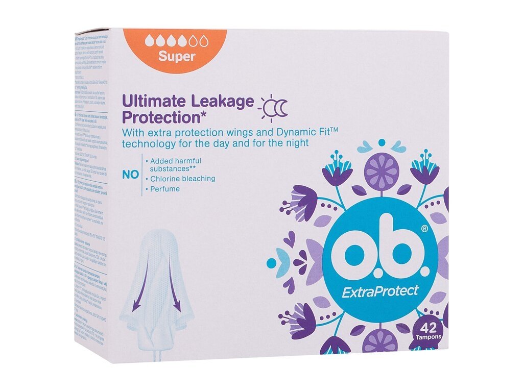 O.B. - ExtraProtect Super - For Women, 42 pc