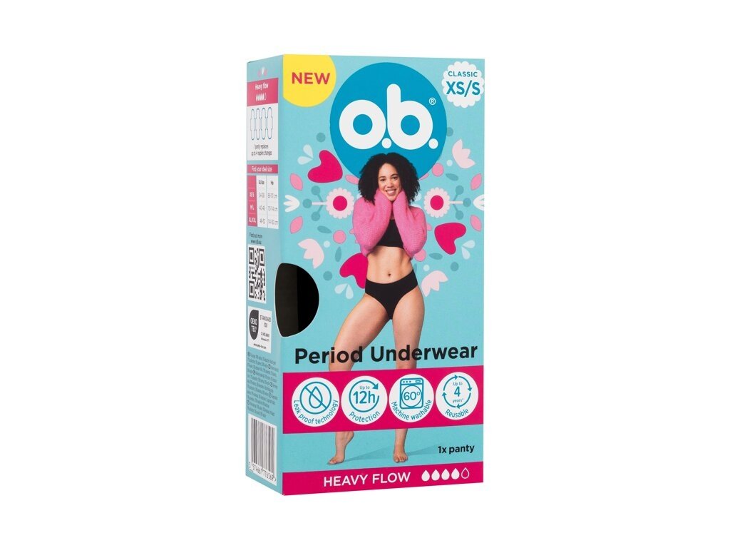 O.B. - Period Underwear XS/S - For Women, 1 pc