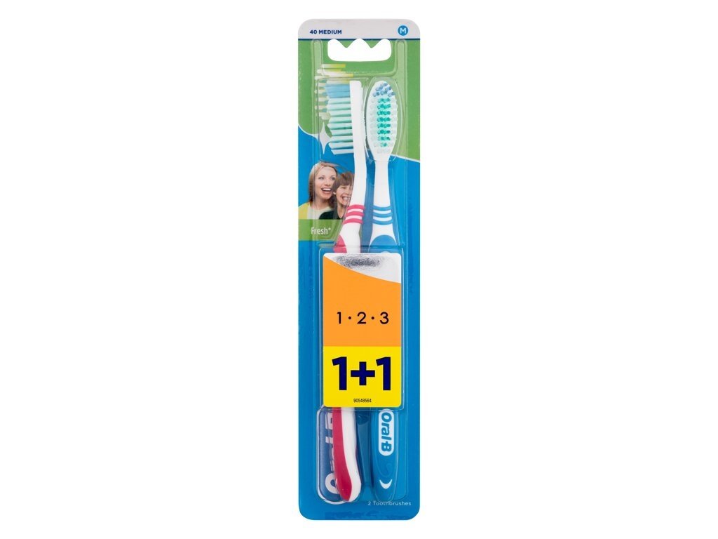 Oral-B - 37623 Fresh Medium - Unisex, 2 pc