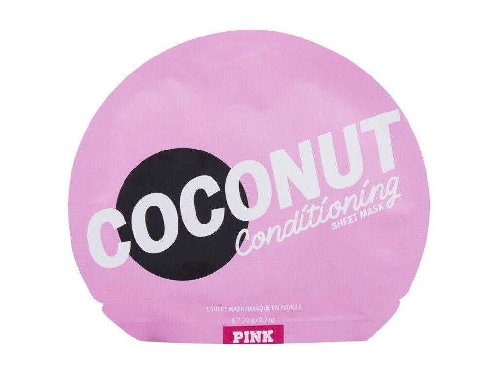 Pink - Coconut Conditioning Sheet Mask - For Women, 1 pc