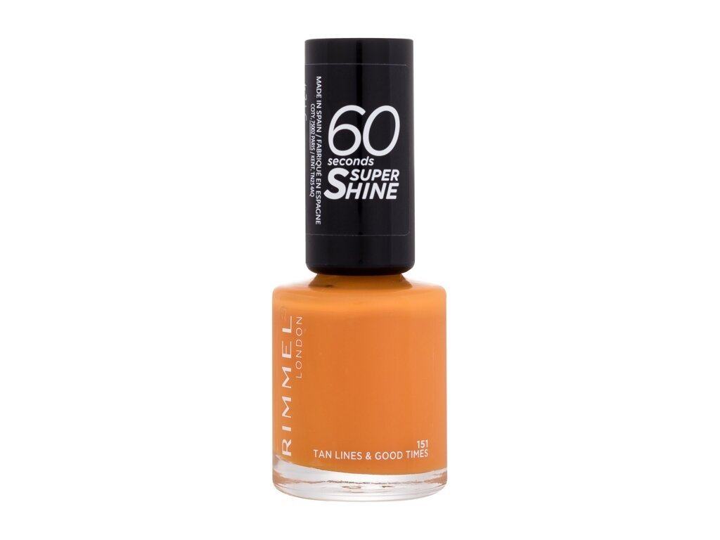 Rimmel London - 60 Seconds Super Shine 151 Tan Lines & Good Times - For Women, 8 ml