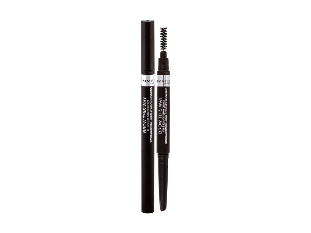 Rimmel London - Brow This Way Fill & Sculpt 003 Dark Brown - For Women, 0.25 g