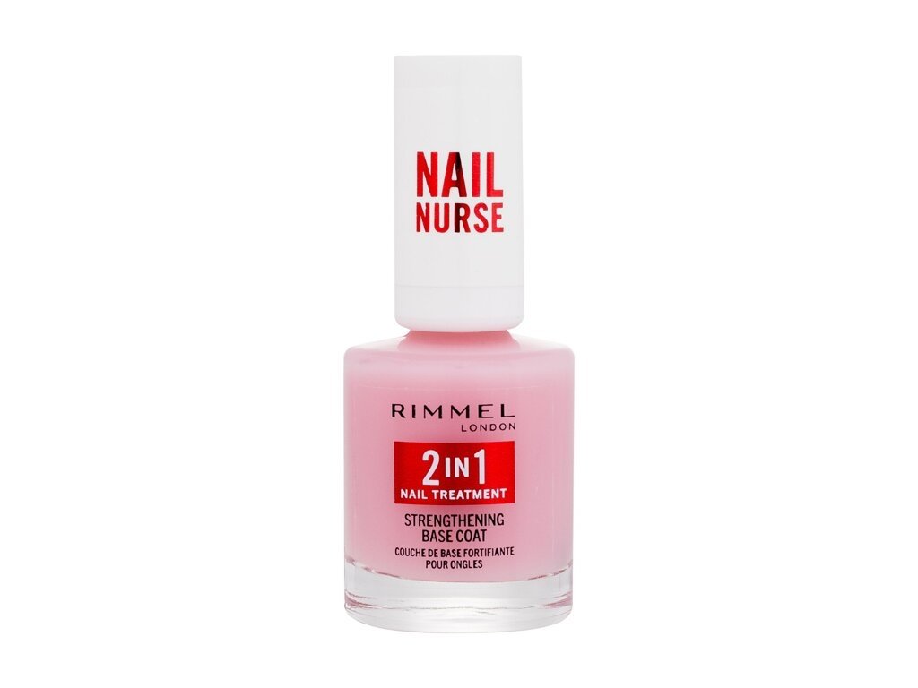 Rimmel London - Nail Nurse 2in1 Strenghtening Base Coat - For Women, 12 ml