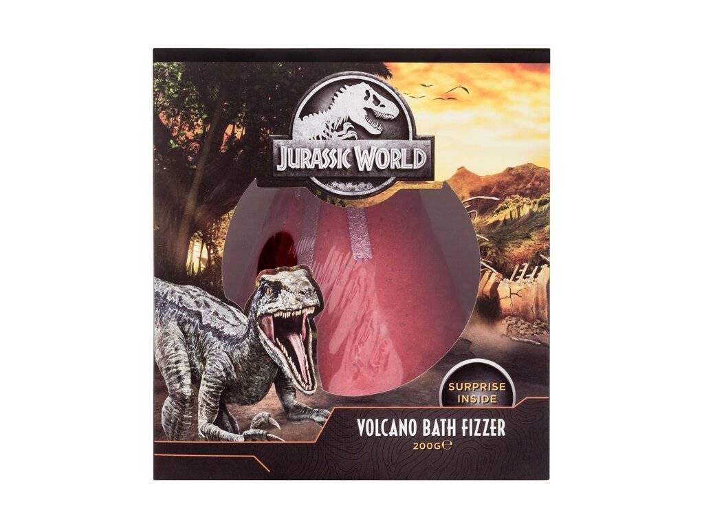 Universal - Jurassic World Volcano Bath Fizzer - For Kids, 200 g