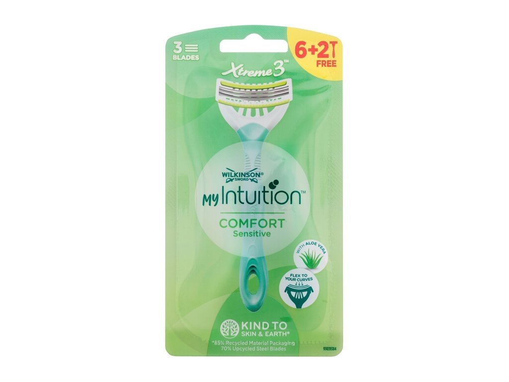 Wilkinson Sword - Xtreme 3 My Intuition Sensitive Comfort - For Women, 8 pc