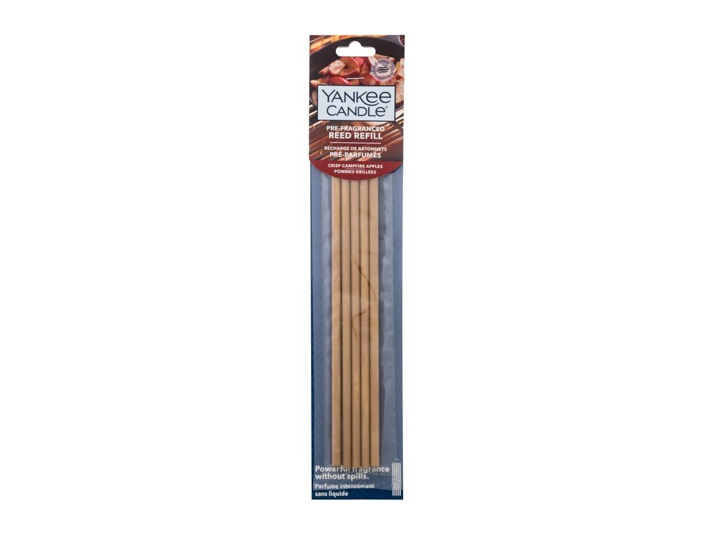 Yankee Candle - Crisp Campfire Apples Pre-Fragranced Reed Refill - Unisex, 5 pc