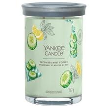 Yankee Candle - Cucumber Mint Cooler Signature Tumbler Candle ( okurková limonada s mátou ) - Vonná svíčka 567.0g